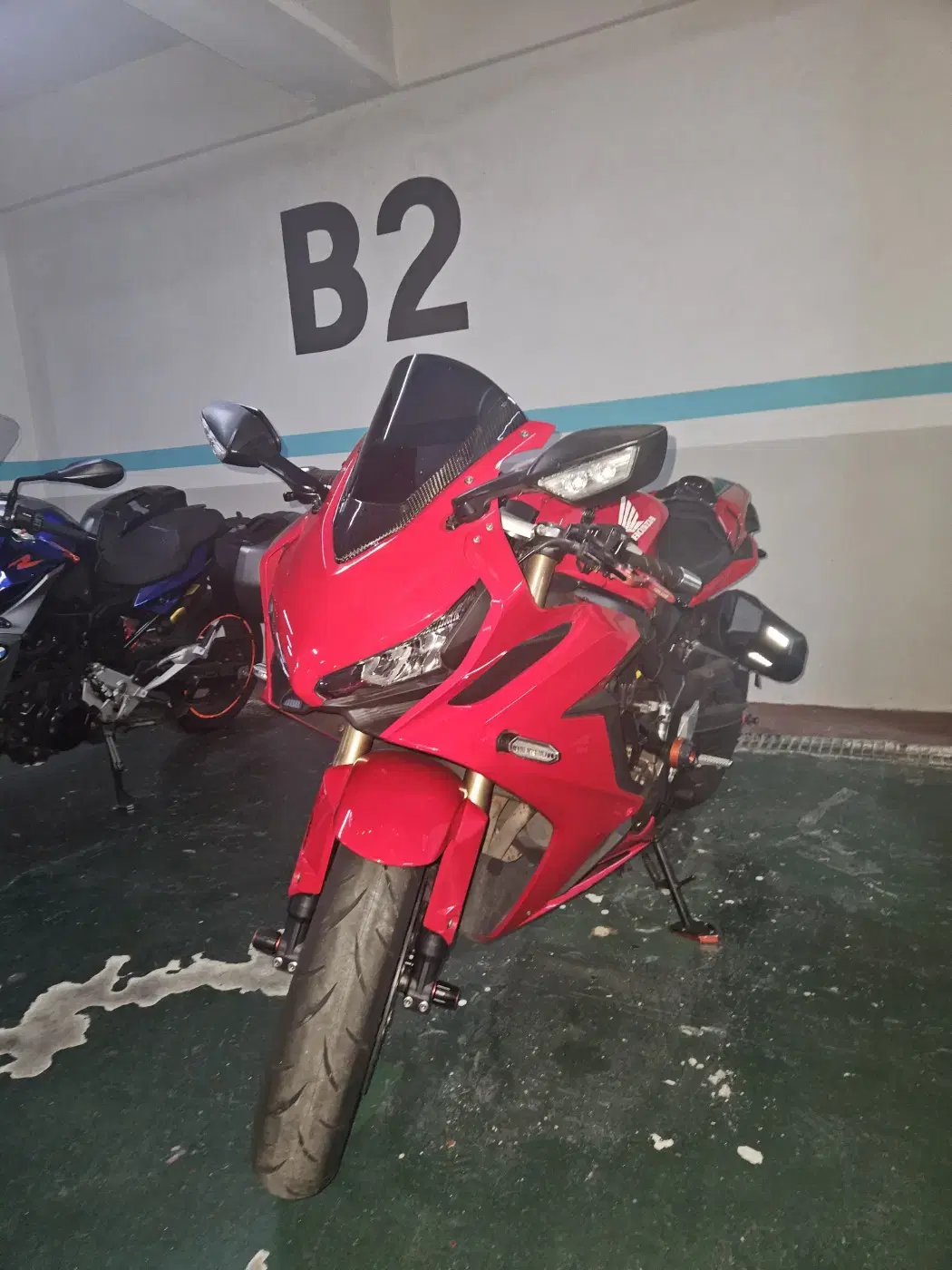 부산 cbr650r 19년식 오스틴 풀배기 소음기o 구변o